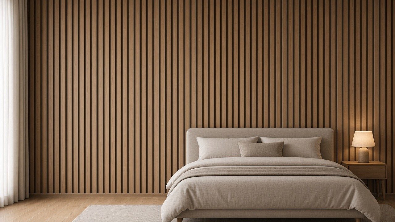 Quarto com Ripado Teca (imagem ilustrativa)